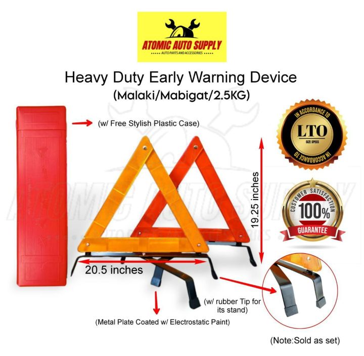 HEAVY DUTY EARLY WARNING DEVICE WITH PLASTIC CASE FOR AUTOMOTIVE/TRUCK ...