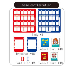 Character Guessing Board Game Logical/Guess Who Educational Toy Reasoning/Parent-Child Interactive Family Fun Kit