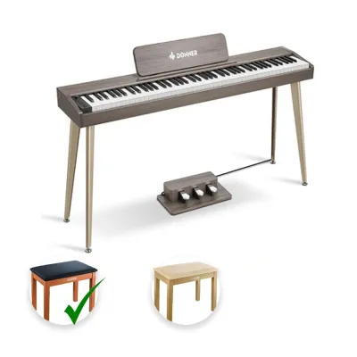 Donner DDP-60 Upright Digital Piano เปียโนไฟฟ้า พร้อมเก้าอี้ DDP60 DDP 60 Electric Piano