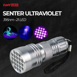 Senter Ultraviolet 395nm 21 LED
