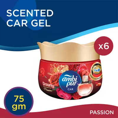 Ambi Pur Downy Inspiration Passion Car Gel Air Freshener 75g
