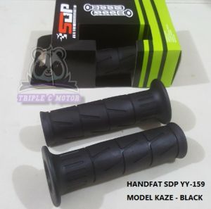 HANDFAT HANDGRIP GRIP KARET HITAM POLOS UNIVERSAL MOTOR CB HEREX TIGER MEGAPRO C70 NINJA RXKING MODEL KAZE