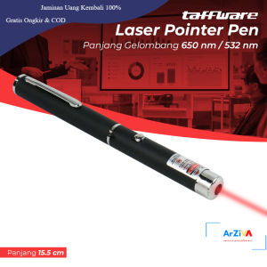 Taffware Laser Pointer Pen 5mw Beam Merah - ZY0001 - Black