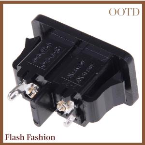[Falsh F] 5Pcs AC250v 2.5a iec320 c8 male 2 pins power inlet socket connector