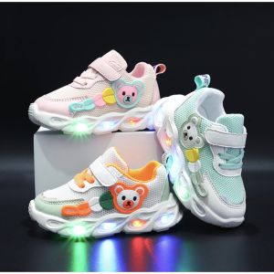 Sepatu Anak Kuma Wuled Import Murah Lampu LED