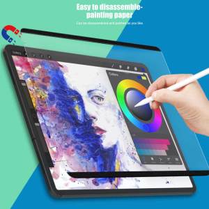 Detachable Paper Matte PET Film for Samsung Galaxy Tab S10 S9 FE S7 FE S8 Plus for Samsung Galaxy Tab A9 Plus A8 10.5 A7 Painting Drawing Matte Film
