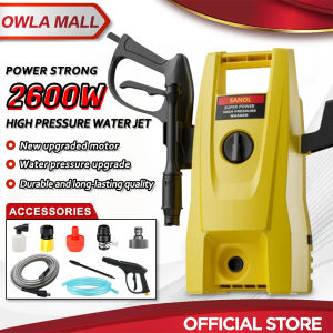 Water Jet High Pressure Cleaner 2600W Electric Professional Super Power Brushless Home Car Wash Waterjet Sprayer Mesin Cuci Kereta Car Washer