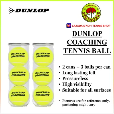 Dunlop Coaching Tennis Ball [ Twin/ Triple pack]