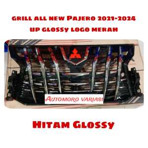 GRILL GERIL ALL NEW PAJERO 2016-2020 & 2021-2024 UP ALPHARD STYLE BAHAN PLASTIK