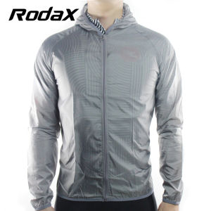 RodaX Jaket Sepeda Terbaru - Light Rain Proof Jacket - Ada Karet Rapat Di Ujung Lengan 100 Jaket Gowes Cycling Jacket Jaket Road Bike Ringan Jaket Gowes Keringat Windbreaker Olahraga Ringan Parasit jaket Jogging Dingin Jaket Lari Keren Dingin Ringan Pro