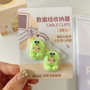 GONUUWGL Cable Holder Cartoon Cable Organizer Cable Clips Sticky Hooks Animals Cable Holder Wire Cable Organizer Animals Data Line Wire Hooks Desk