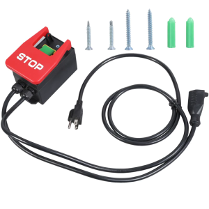 Practical Safety Switches with Large Stop Sign Paddles for Woodworking and Table 120V Single Phase