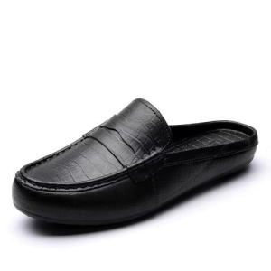 Black Leather Shoes For Men Business Shoes Formal Wear Shoes Casual Soft Leather Shoes For Men Glossy Leather shoes Men