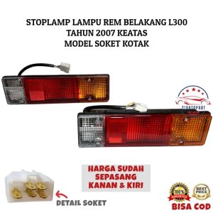 Stoplamp Lampu Rem Belakang L300 Tahun 2007 Keatas Model Soket Kotak Harga Sepasang