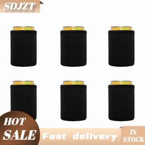 SDJZT 6Pcs Bia Có Thể Mát Tay Áo Mềm Cách Nhiệt Tái Sử Dụng Chủ Nước Soda Chai
