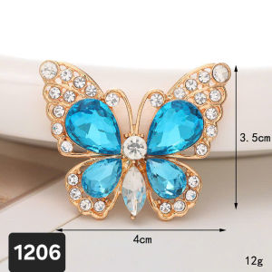 (1 cái)Center kim loại hình cánh bướm 35*40mm Nguyên liệu làm trang sức cổ trang Nguyên liệu diy