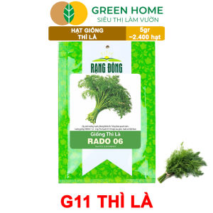Hạt Giống Rau Thì Là Gói 5gr~2400 hạt Dễ Trồng Nảy Mầm Cao Thu Hoạch Nhanh Năng Suất Cao G11