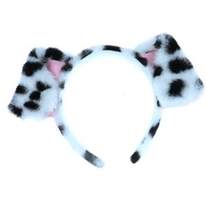Cute Simulation Plush Animal Ear Headband Dog Ears Hair Hoop Furry Animal Ears Headwear for Birthday Party