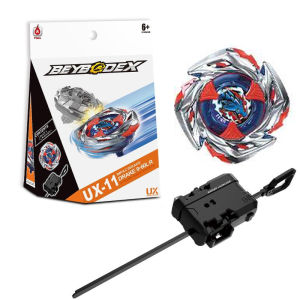 Bey X UX with Ripcord Launcher Bey Gyro Booster Starter Metal Spinning Top Battle Toy Set for Kids Children Gift