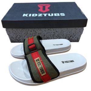 KIDZTUBS Sandal Anak Laki Laki Karet Slipper Slide Selop Slipon Jepit Karakter Warna Hitam Usia 6-10 Tahun-Sendal2022100324