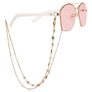 LASADAYA For Women Girls Personalized Anti-lost Hanging Neck Lanyard Neck Strap String Hanging Chain Metal Glasses Chain Sunglasses Chains Spectacle Cord Chain