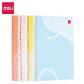 Deli B5 Spiral Notebook 60 Sheets (LX-10/LX-11/LX-14/LX-20) 1pc ELB560. 