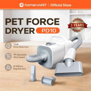 【SG Stock】HomerunPet PD10 Pet Force Dryer (Adjustable Speed & Temp Nozzle Included)