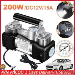 [ToolOutlet]12V Car Truck Air Compressor Heavy Duty Portable Air Compressor Automotive Inflation Pump Portable Dual Purpose Air Pump