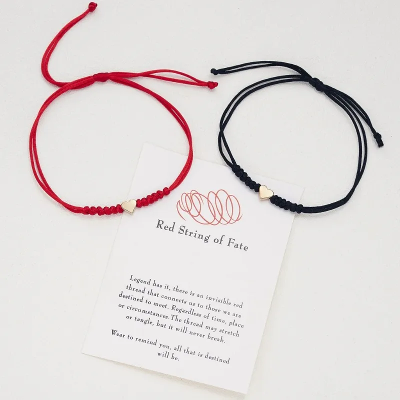 Red string bracelet deals couple