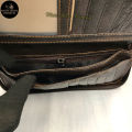Lee Jeep Camel Long Zip Leather Wallet Genuine Cow Leather Purse Dompet Kulit Panjang. 