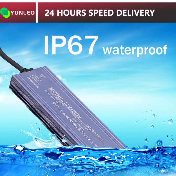 36W Switching Power Supply AC To DC 12V - IP67 Waterproof Outdoor LED Driver For Lights