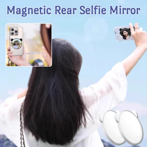 Magnetic Selfie Mirror Rear Camera Video Selfie Mirror For Vlog Streaming Selfie Strong Magnetic Adsorption Universal For All Phones