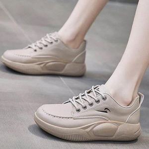 vivigo New basic small white shoes Korean version student casual skate shoes All-match muffin womens shoes