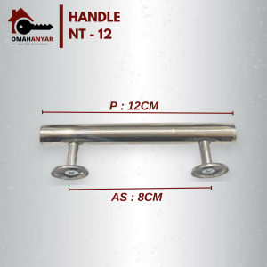 3 PCS Handle Lemari Laci SS Stainless Steel Kode NT-12/NT-14 SS/NT-16SS