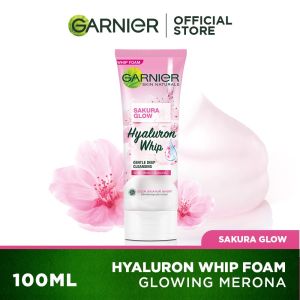 Garnier Sakura Glow Cleanser Whip Foam Skin Care (Pembersih Wajah) / Garnier Sakura White Pinkish Glow Whip Foam Skin Care (Pembersih Wajah)