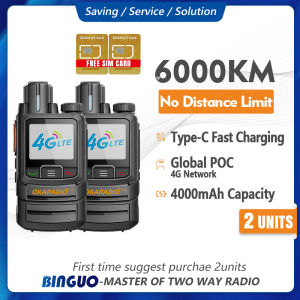 OKARADIO 777 Network Global POC Walkie-Talkie Long Range 6000KM Intercom Two Way Radio 4000mAh Battery Type-C Free SIM Card