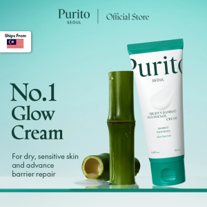 Purito Mighty Bamboo Panthenol Cream 100ml｜Bamboo Extract & Panthenol｜Advanced Skin Barrier Repair｜Deep Hydrating Glow Moisturizer｜Soothing Care For Dry Sensitive Skin｜Nourishing Facial Moisturiser