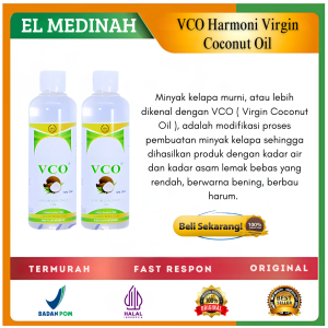 VCO Harmoni Virgin Coconut Oil 250 ml | Minyak Kelapa Murni