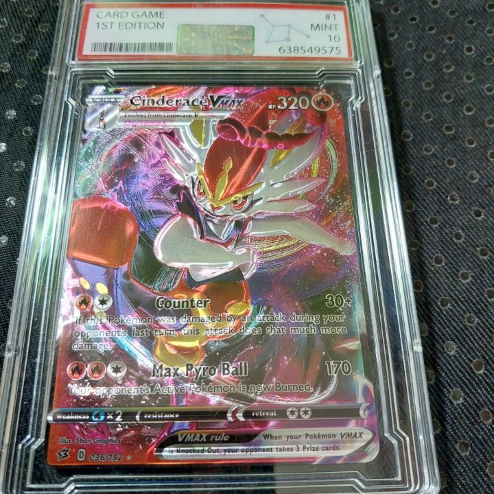 POKEMON 3D ULTA]Th nhm VMAX Cinderace 036 192 da banh km 2 qu TNG bo  v th 2123 d44 1-19 | Lazada.vn