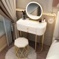 Dressing Table, Small Bedroom, Nordic Light Luxury, Minimalist Mini New High-end Dressing Table, Storage Cabinet, Integrated Table 5ORU. 