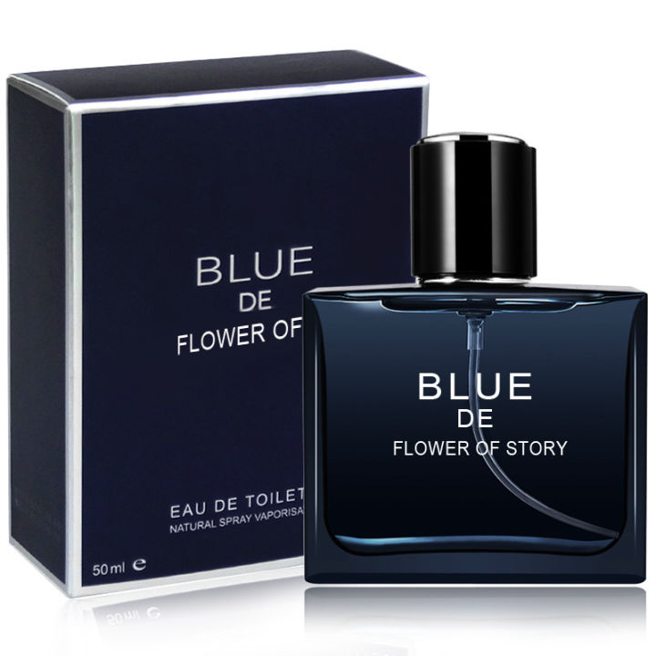 Aromatherapy and Home Fragrance The Story of Flowers Blue Men's perfume  Lasting Fragrance Ocean Flavor Gulong Water Charm Sports