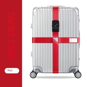 Customs Lock Luggage Cross Straps Straps Seat Belt Strapping Straps Secure Luggage Nylon Material Durable