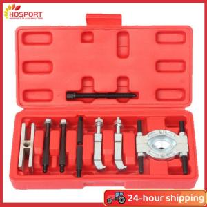 【HOSPORT】9Pcs Bearing Separator Set Wear Resist Metal Bearing Disassembly Tool Wheel Removal Tool Set Car Repairment Accessories