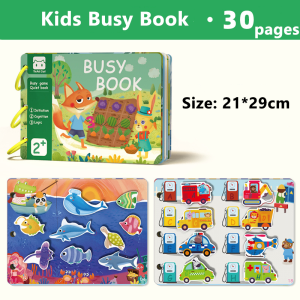 Preschool Learning Travel Toy Quiet Books for Toddlers Babys First Enlightenment Book Busy Book