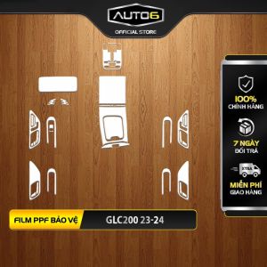 MERCEDES GLC200 4MATIC 2023-2024: FILM PPF dán nội thất xe oto trong xuốt chống xước và bảo vệ nội thất xe hơi