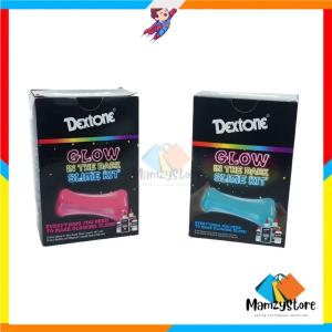 Mainan Slime Dextone Slime Kit Glow IN THE DARK - PINK / BLUE