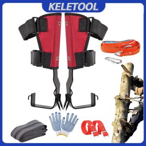 Tree climbing tool set tree climbing nail set adjustable tree climbing nail strap adjustable safety belt