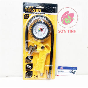 Dụng cụ bơm hơi lớp xe dùng khí nén Tolsen 73193 (TẶNG 1 NỐI REN)