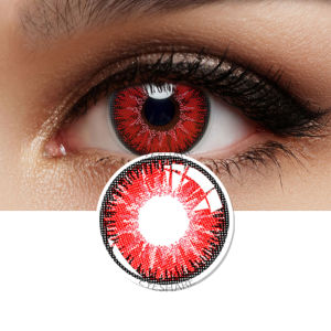 Menyinarimu【COD】Softlens Mata Soflen Cosplay Softlens BELLA GREEN 14.5mm Air Softlens Softlen Softlense Halloween Cosmetic Eye Colored Contactlen Lensa