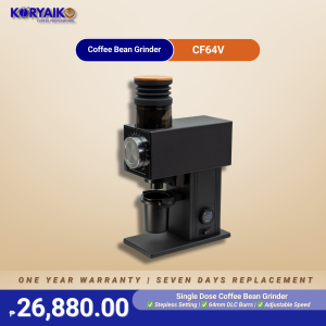 Koryaiko CF64V Variable Speed Single Dose Coffee Grinder 64mm DLC Burrs